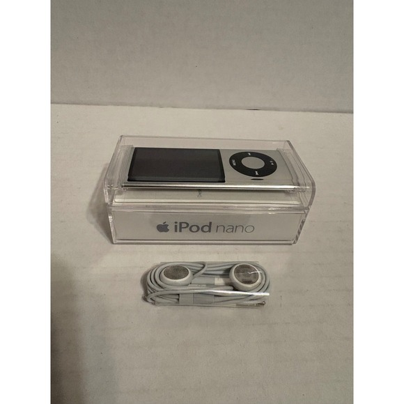 Apple Other - Apple iPod nano 5th Gen 8GB Silver MP3 Player A1320 PC535LL/A Case & Earbuds